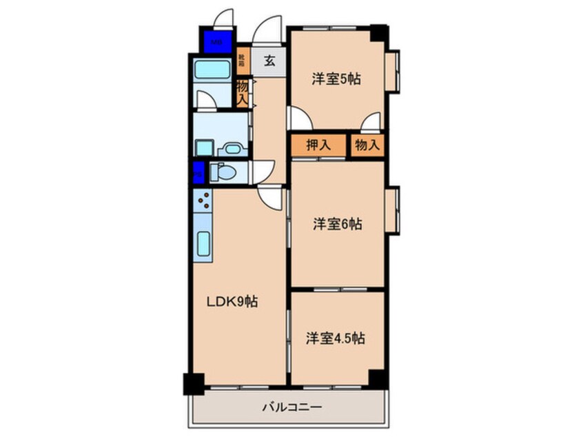 間取図 久光マンション