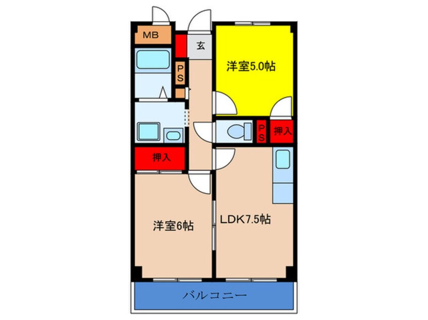 間取図 久光マンション