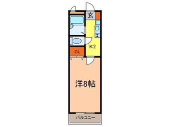 間取図 アンプル－ル宝塚