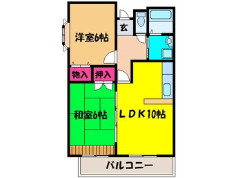 間取図 カルム曽根