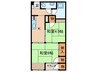 光南荘マンション 2Kの間取り