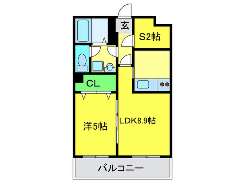 間取図 シャルムコート