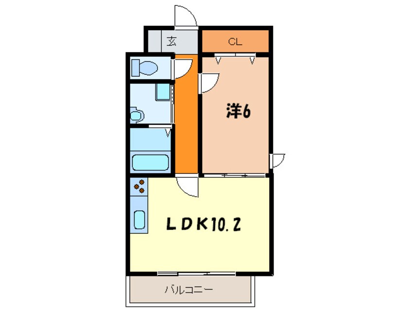 間取図 アザレア