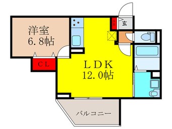 間取図 仮）東奈良2丁目マンション