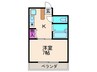 センチュリーショウエイＶ 1Kの間取り