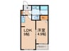 仮）H-maison高井田 1LDKの間取り