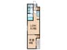 仮）H-maison高井田 1LDKの間取り