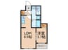仮）H-maison高井田 1LDKの間取り