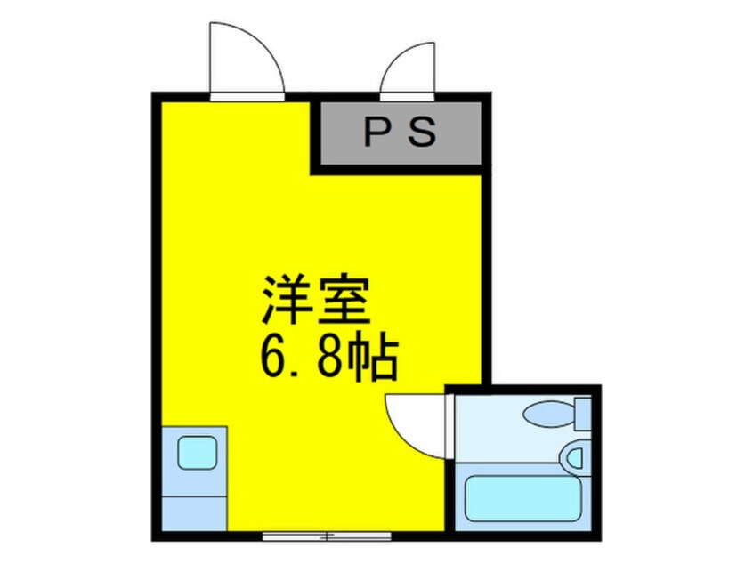 間取図 ア－クハイツ平野