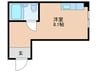ア－クハイツ平野 1Rの間取り