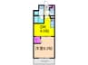ラフィーヌフジ 1DKの間取り