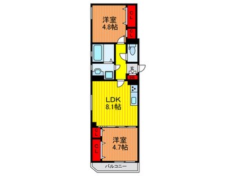 間取図 クリエオーレ大池町Ⅰ