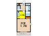 アム－ルＫＥＩＳＨＩ 1Kの間取り