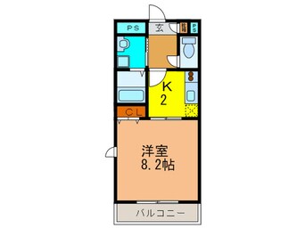 間取図 アム－ルＫＥＩＳＨＩ