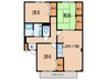 ヴァンベール芦屋 3LDKの間取り