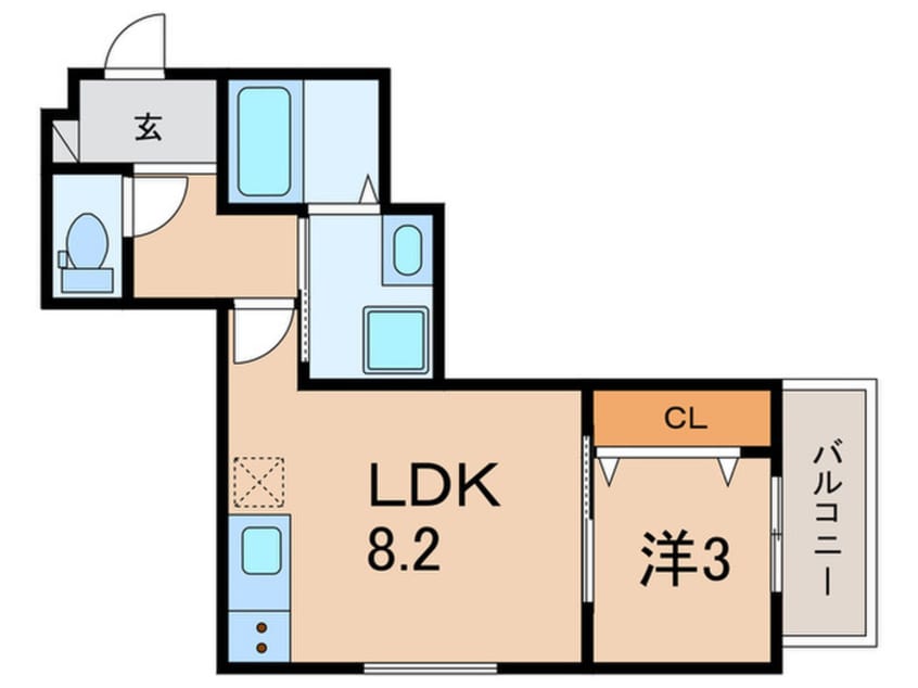 間取図 ティーテラス