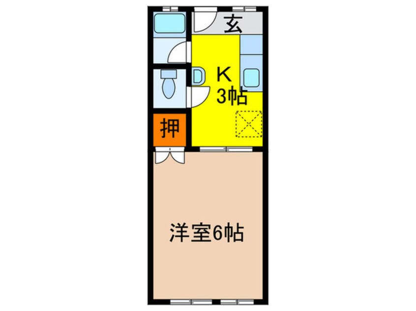 間取図 ハイツ花畑