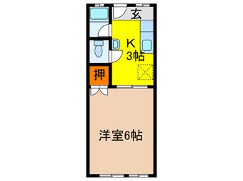 間取図 ハイツ花畑