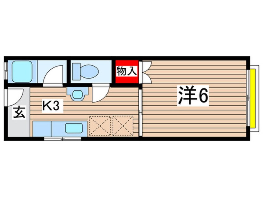 間取図 ハイツ花畑