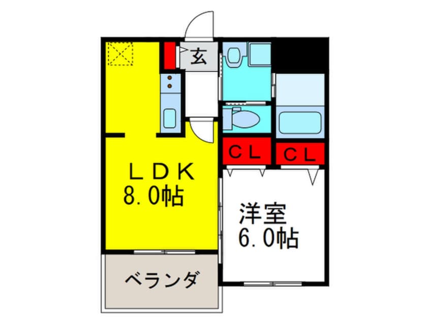 間取図 マーヴェラス箕面