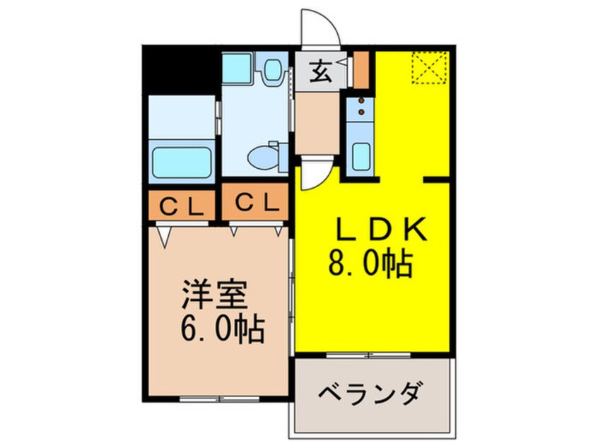 間取図 マーヴェラス箕面