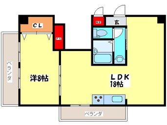 間取図 ＥＰＯ南堀江ビル