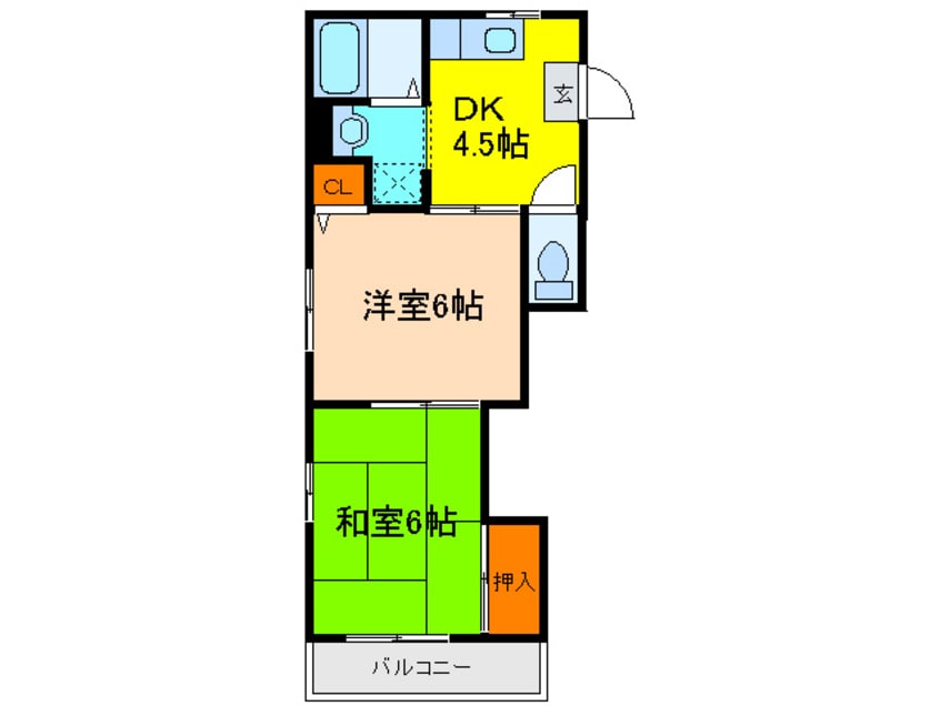 間取図 グランド・セゾンＡ