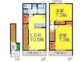 間取図 ラ・フルール