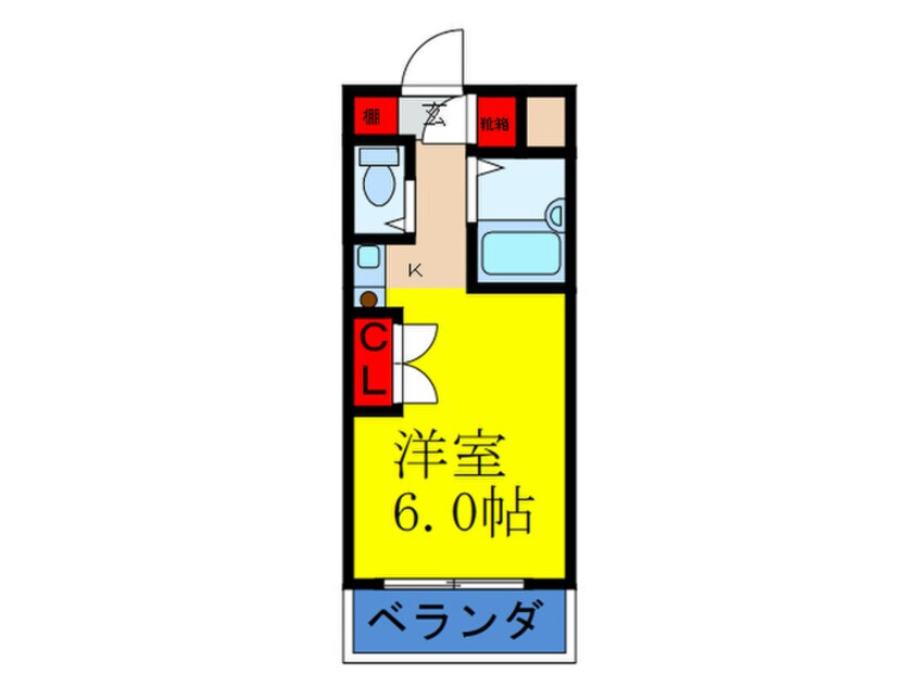 間取図 クラウンハイム淀川