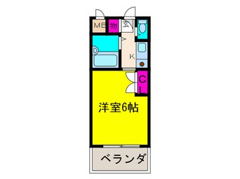 間取図 クラウンハイム淀川