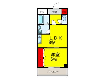 間取図 ラ・ポ－エあき