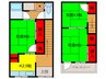 恩智中町文化 3Kの間取り