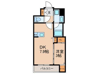 間取図 コンフォリア・リヴ北浜高麗橋