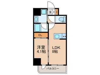 間取図 コンフォリア・リヴ北浜高麗橋