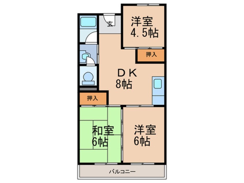 間取図 不二ビル