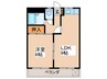 パリ－サ－ハウス 1LDKの間取り