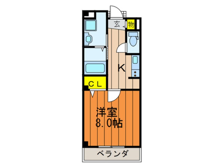 間取図 クレール　エイメイ