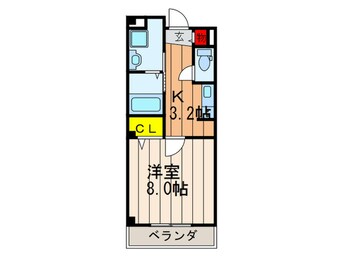 間取図 クレール　エイメイ