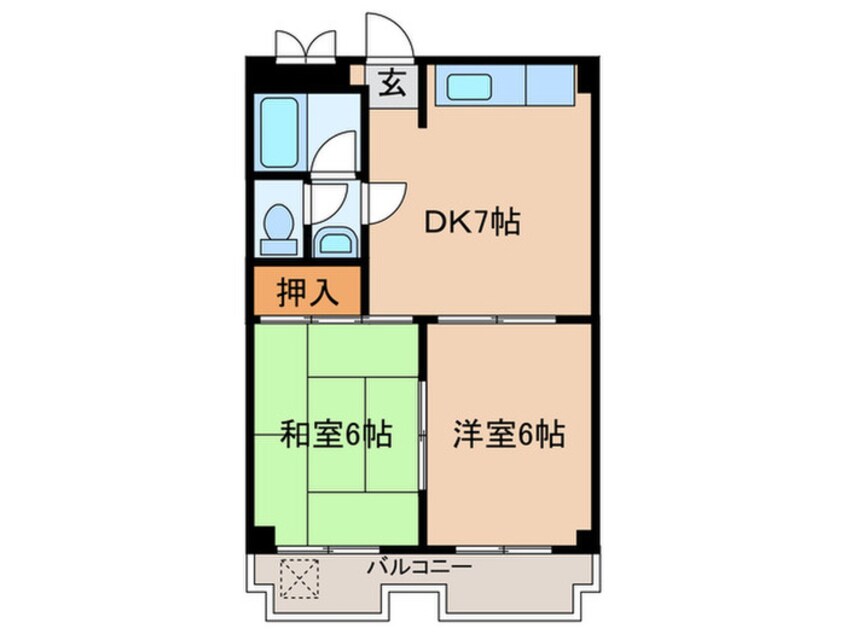 間取図 ファミティ弐番館