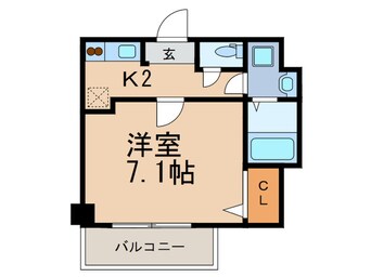 間取図 プレジ－ル灘