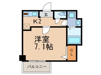 間取図 プレジ－ル灘