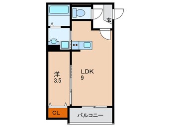 間取図 カーサ蓮宮通