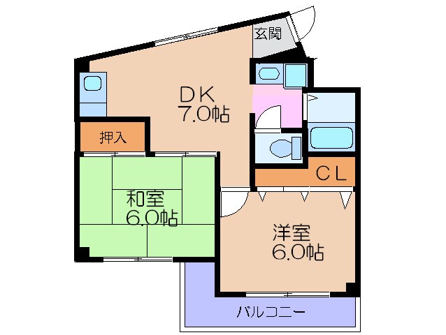 間取り図 クボタマンション