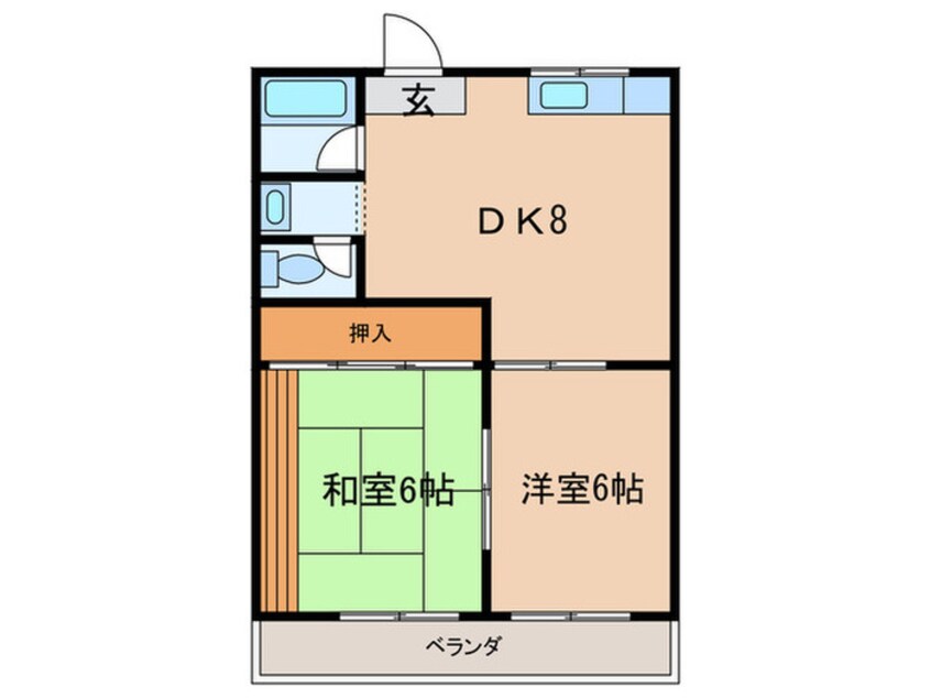 間取図 第２塩野マンション
