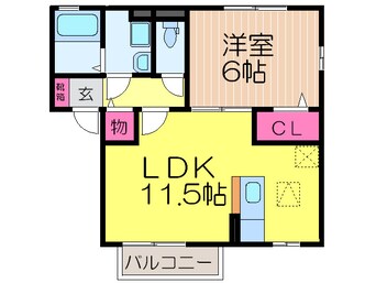 間取図 アム－ル　Ａ棟