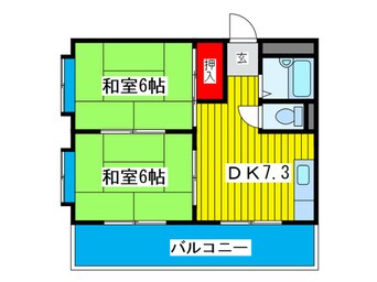 間取図 エルドムス陽光三番館