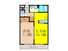 ランプロン 1LDKの間取り