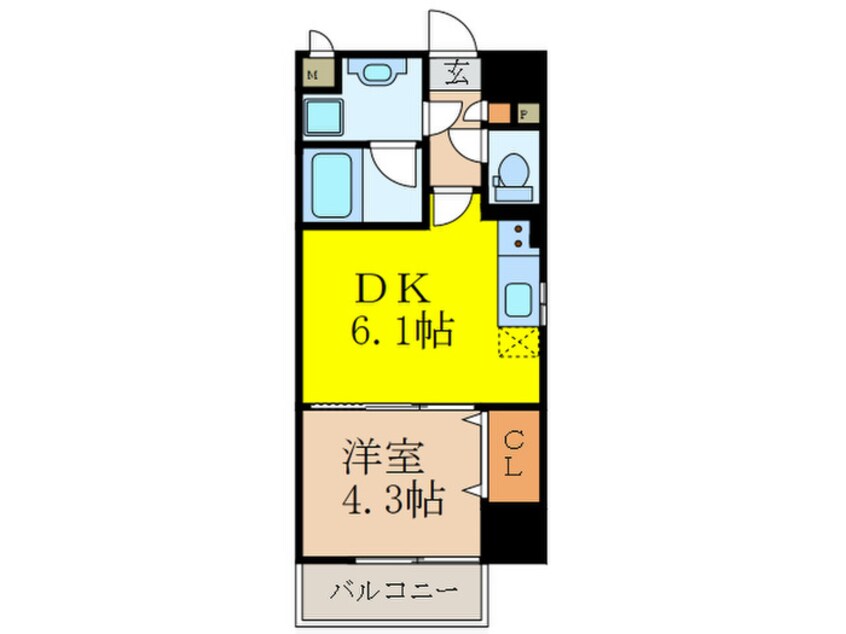 間取図 RIDGEガーデン江坂Ⅱ