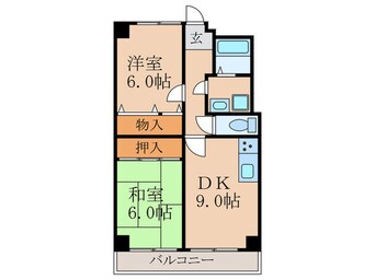 間取図 ビエント深草