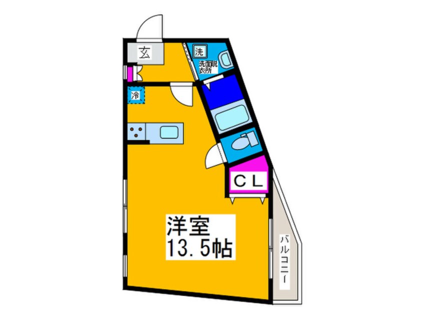 間取図 枇杷の木